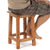 Sitzhocker MADERO | 48x30cm(HxB), Recyclingholz, Holzhocker, Hocker