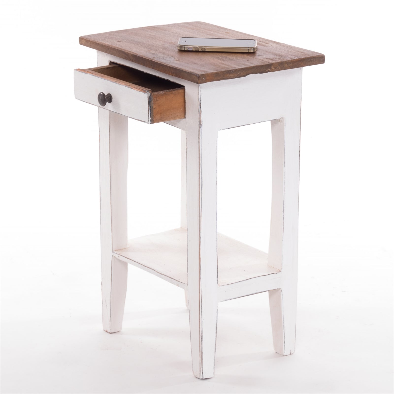 Telefontisch PLANTA | 52x34cm (HxB), Nachtschrank mit Schublade