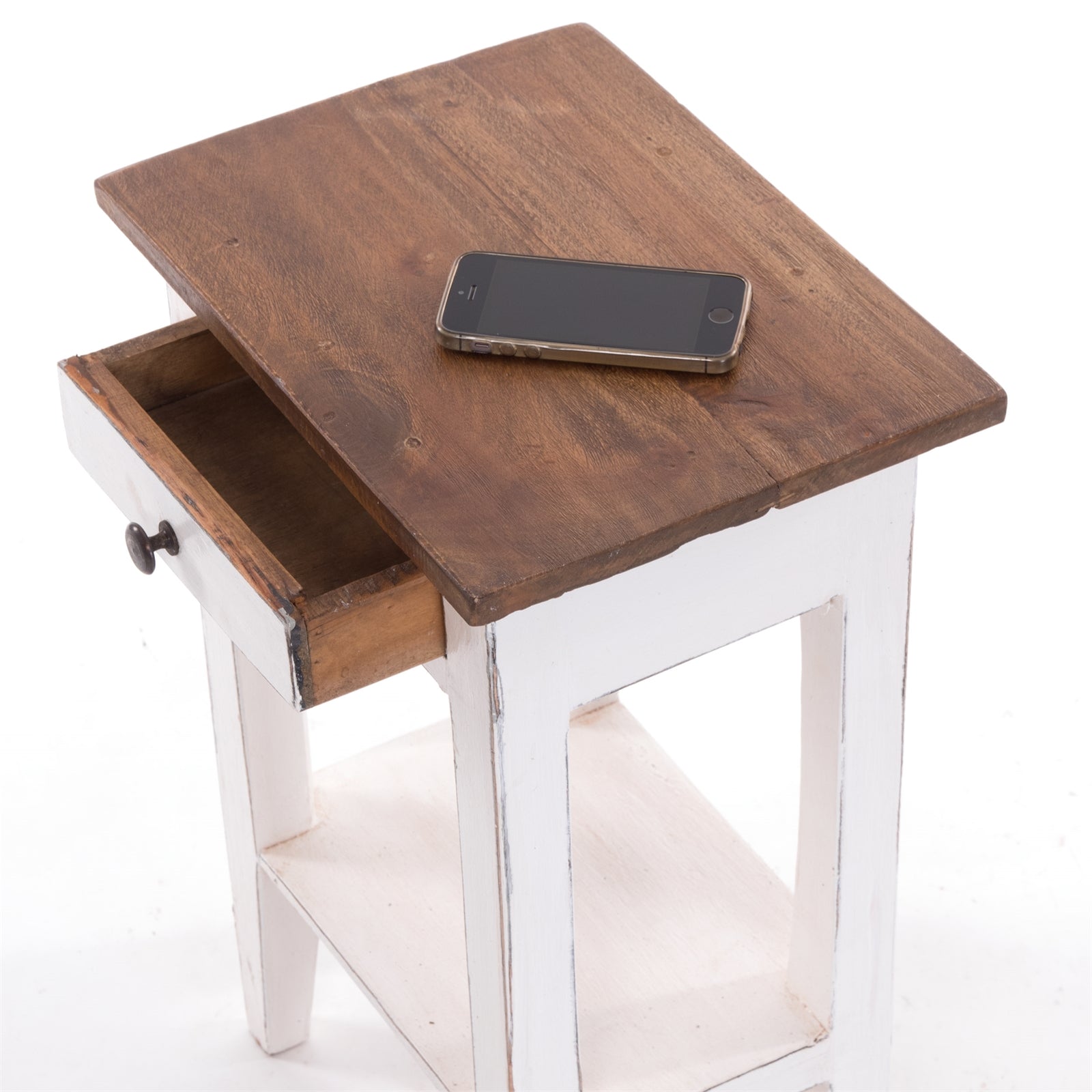 Telefontisch PLANTA | 52x34cm (HxB), Nachtschrank mit Schublade