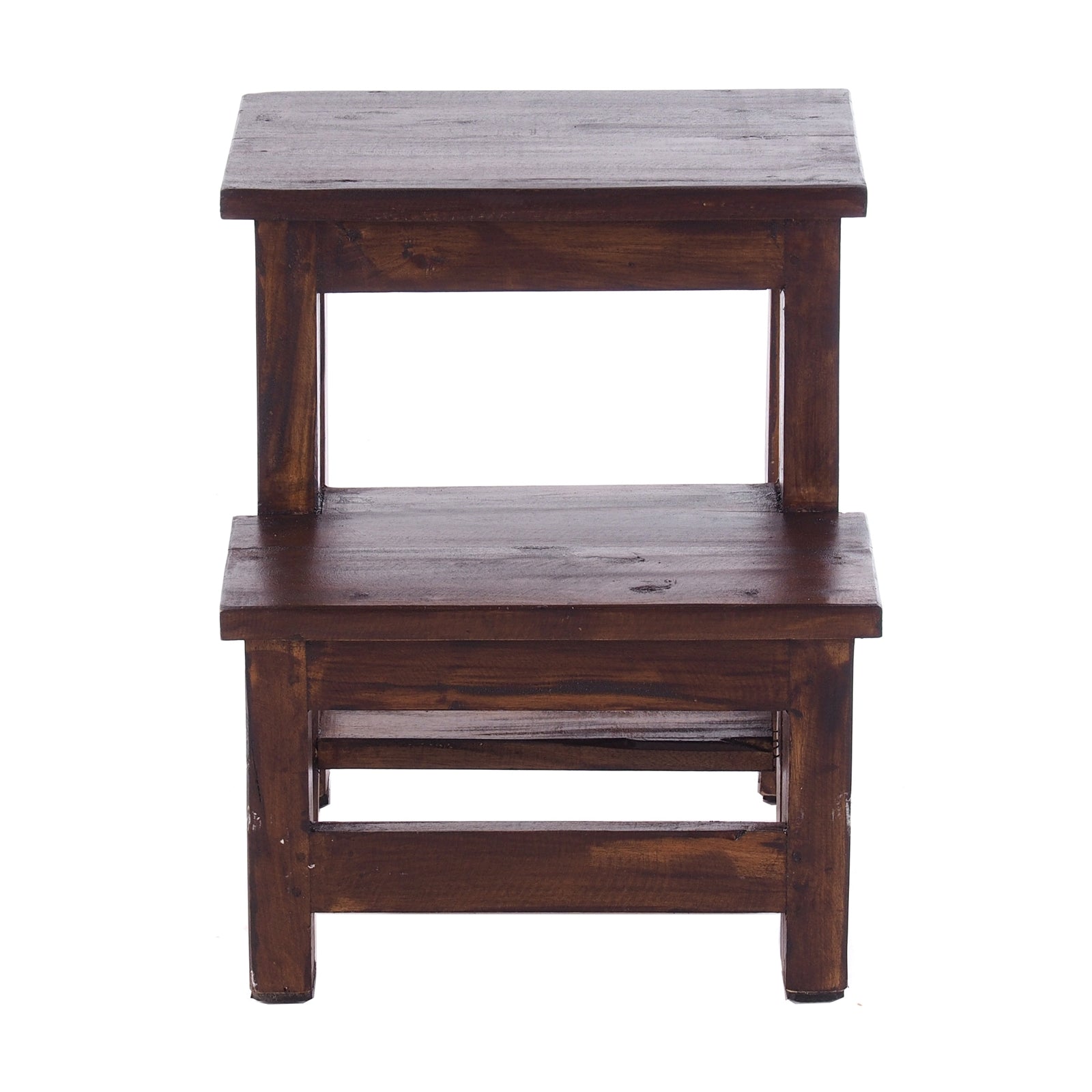 TRITTLEITER "STEP" | 46x37 cm (HxB), Altholz | Tritthocker