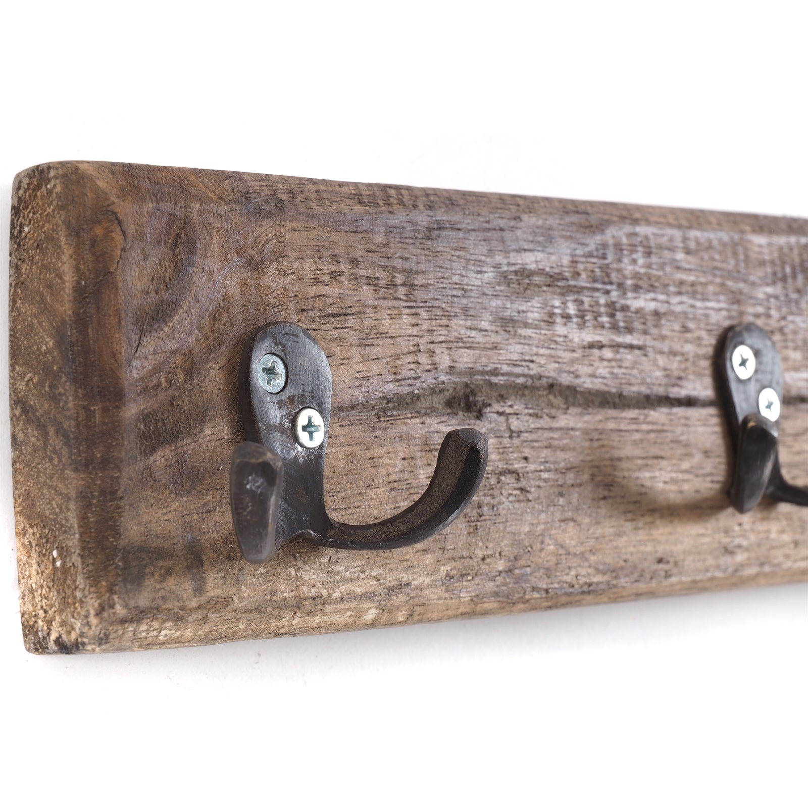 VINTAGE WANDGARDEROBE CASA | 60x8cm(BxH) Hakenleiste mit 5 Doppelhaken