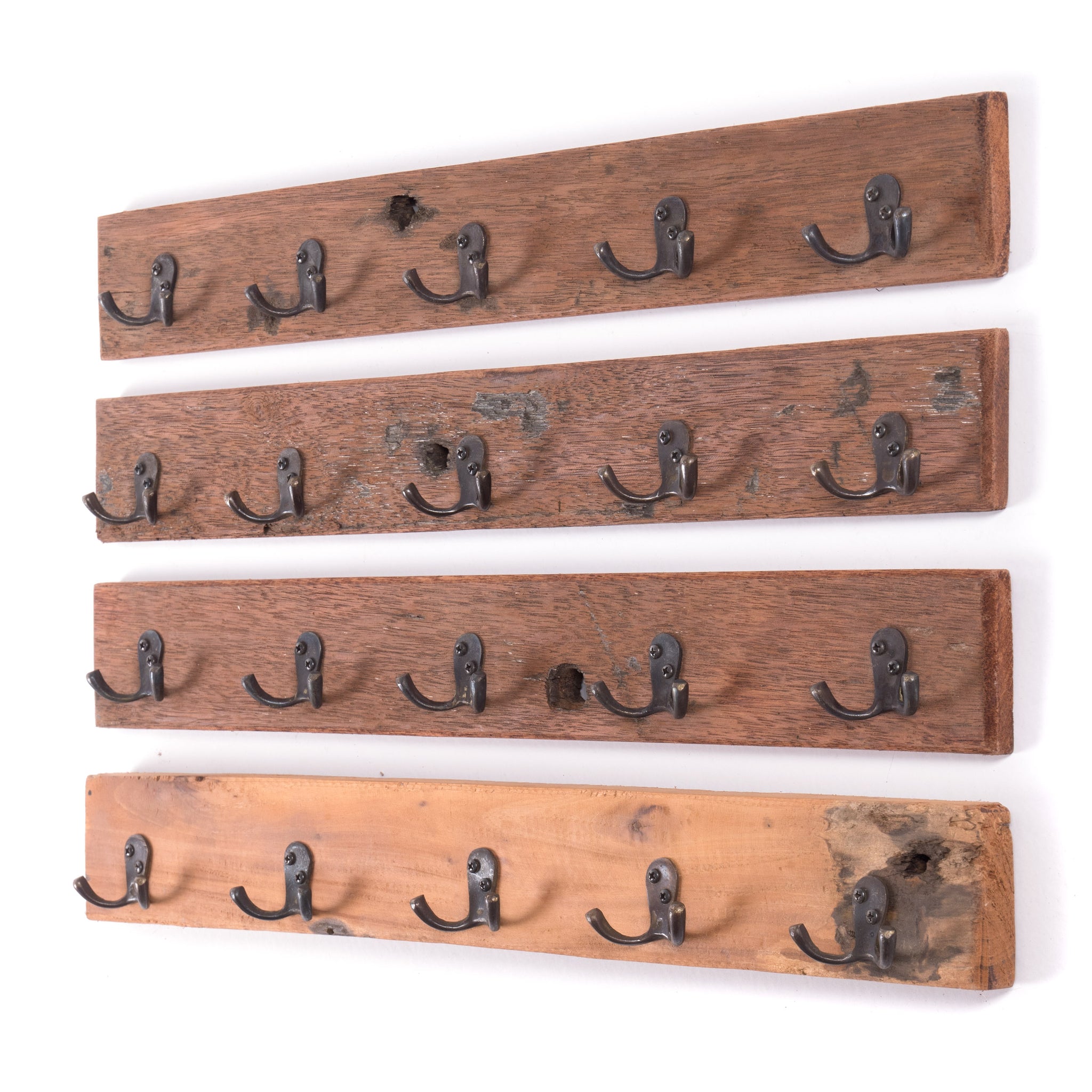 VINTAGE WANDGARDEROBE CASA | 60x8cm(BxH) Hakenleiste mit 5 Doppelhaken