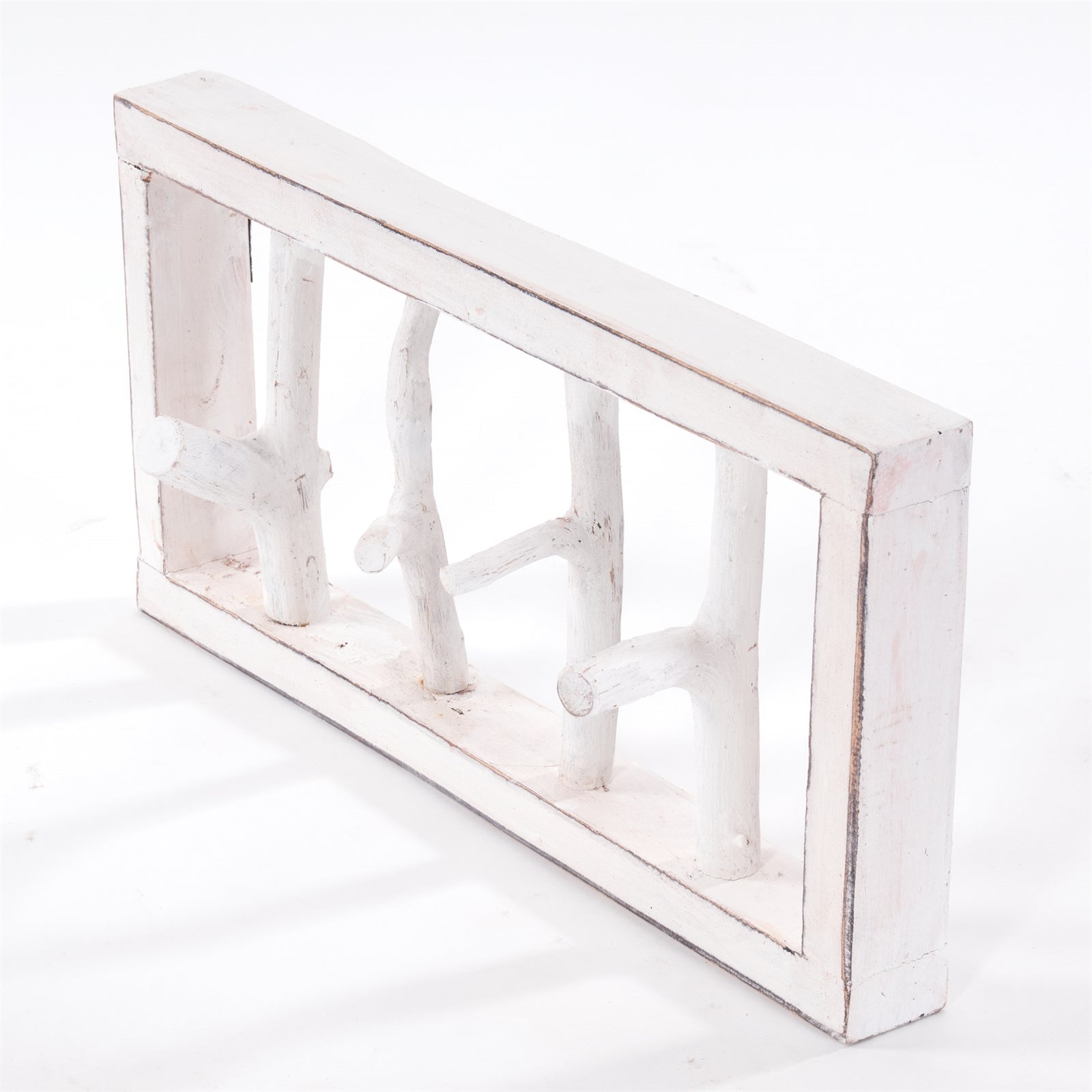 GARDEROBENLEISTE LIMB | 45x23cm(BxH) Treibholz Wandgarderobe mit Ästen