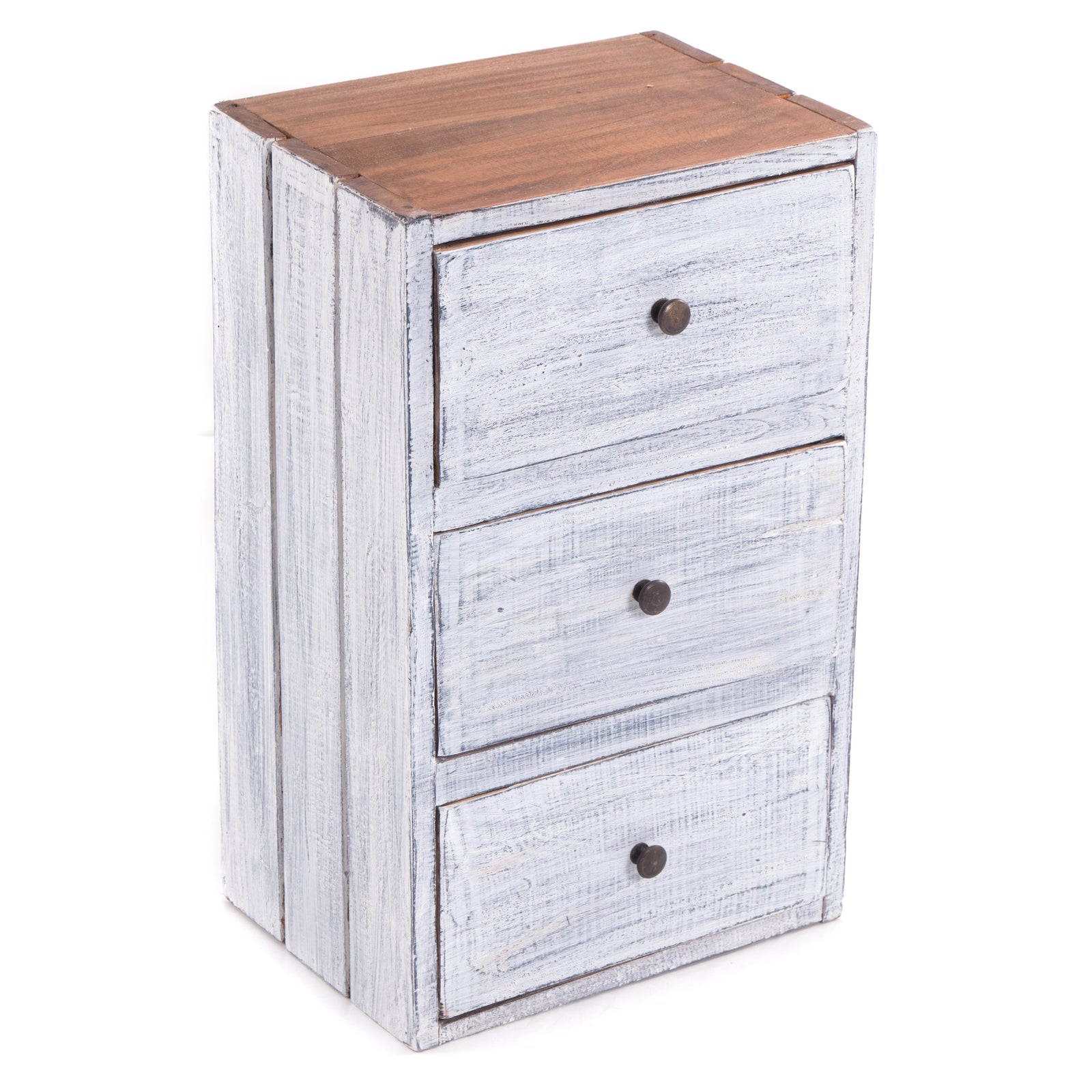 KOMMODE "NATURE" |  56x35 cm (HxB), Altholz | Nachttischschrank