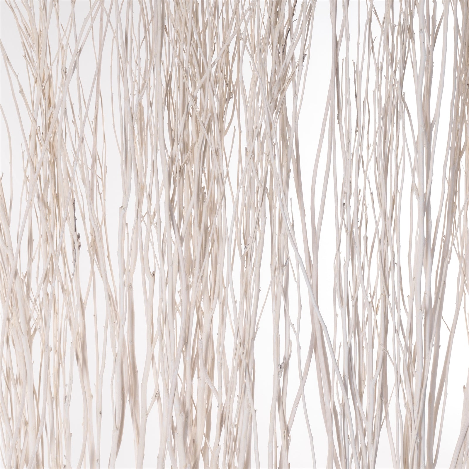 RAUMTEILER "NATURE 2" | 170x120 cm (HxB), Weidenholz, weiss | Paravent