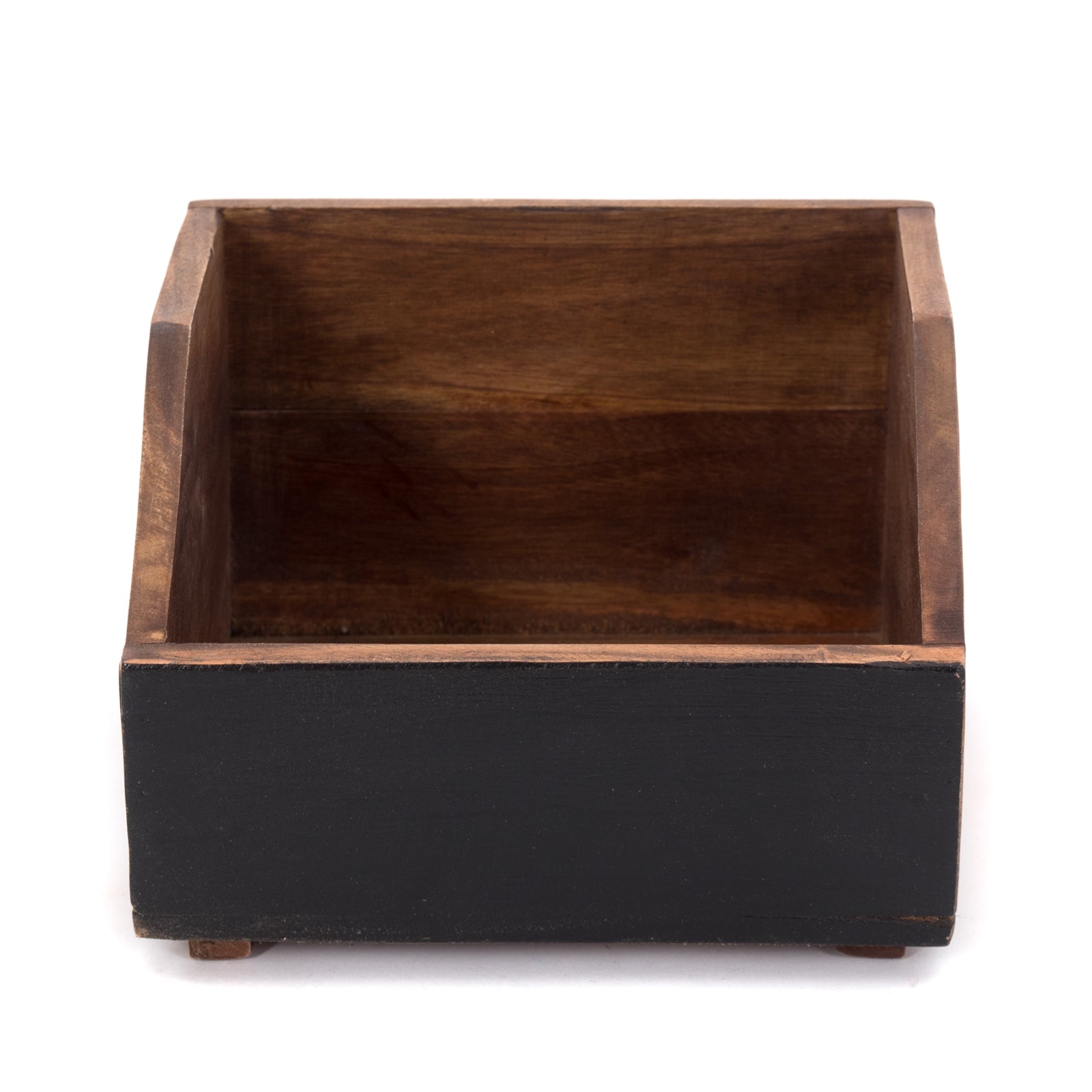 BÜCHERBOX "LIBRO" | mit Tafel, 24x21x16 cm (BxTxH) | Holzablage