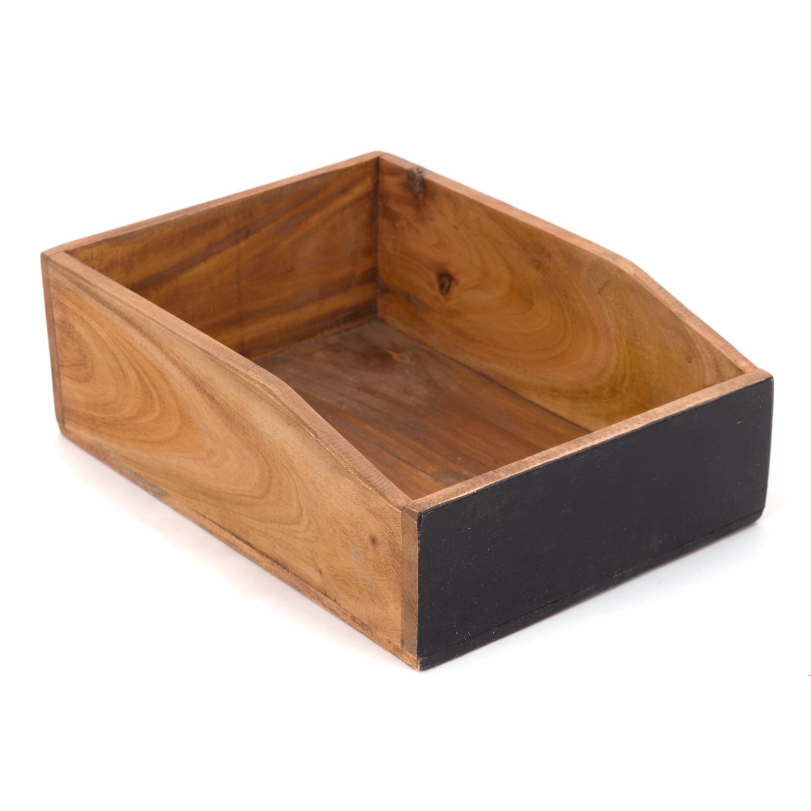 DOKUMENTENABLAGE "CARTA" | Mahagoni, 33x24x12 cm (TxBxH) | Holzablage