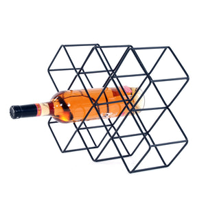 WEINFLASCHENHALTER "CUBE" | Metall, 37,5 cm | Weinregal