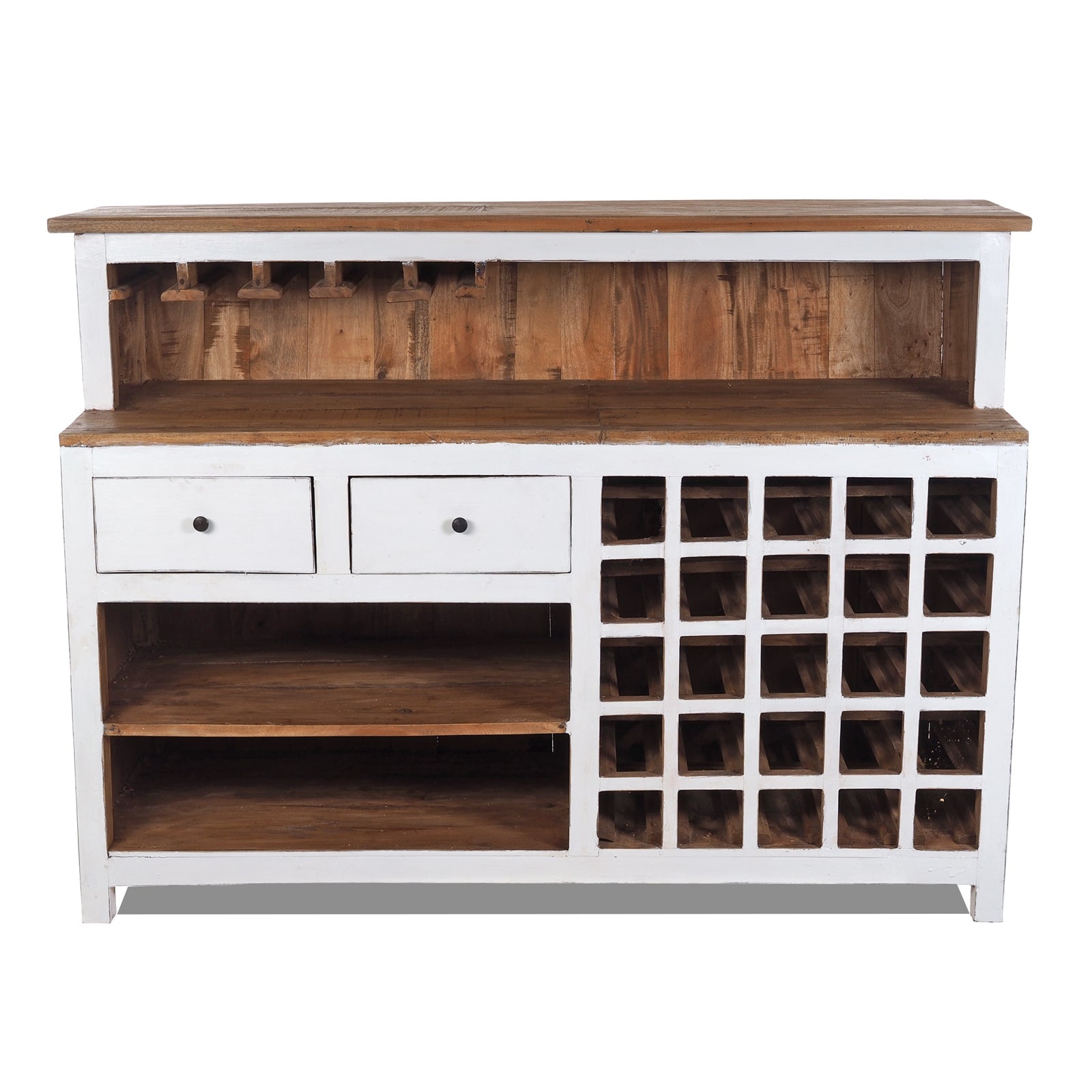 BARSCHRANK "PUREWOOD" | 150x110x55cm (BxHxT), Hausbar, Verkaufstresen