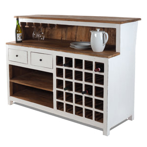 BARSCHRANK "PUREWOOD" | 150x110x55cm (BxHxT), Hausbar, Verkaufstresen