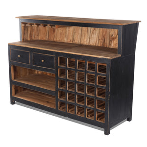 BARSCHRANK "PUREWOOD" | 150x110x55cm (BxHxT), Hausbar, Verkaufstresen