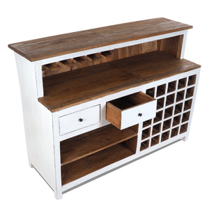 BARSCHRANK "PUREWOOD" | 150x110x55cm (BxHxT), Hausbar, Verkaufstresen