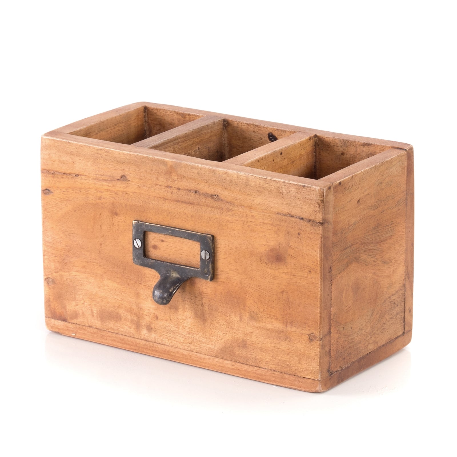 STIFTEHALTER "BOX 18" | Mahagoni, 19x12 cm (BxH) | Stiftebox