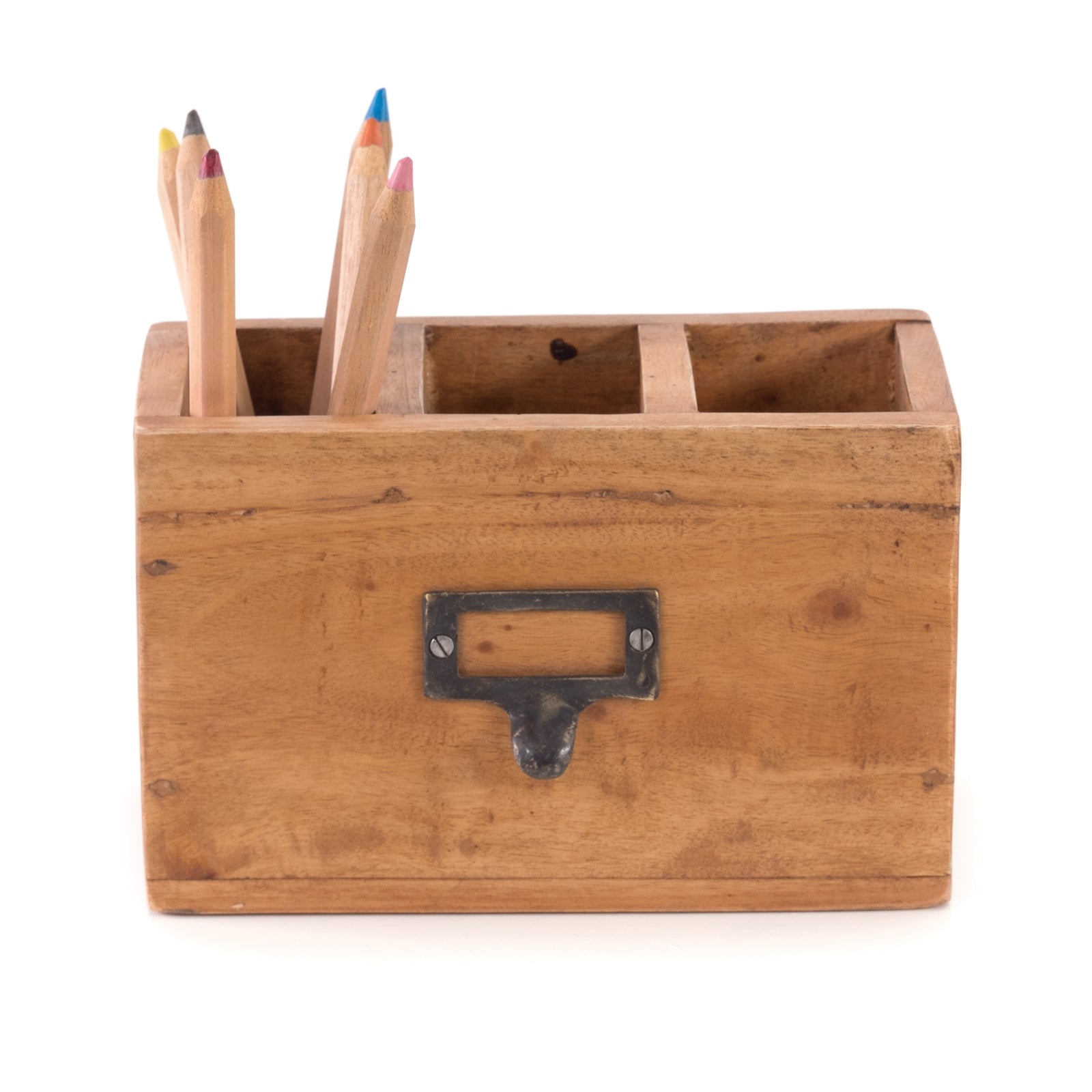 STIFTEHALTER "BOX 18" | Mahagoni, 19x12 cm (BxH) | Stiftebox