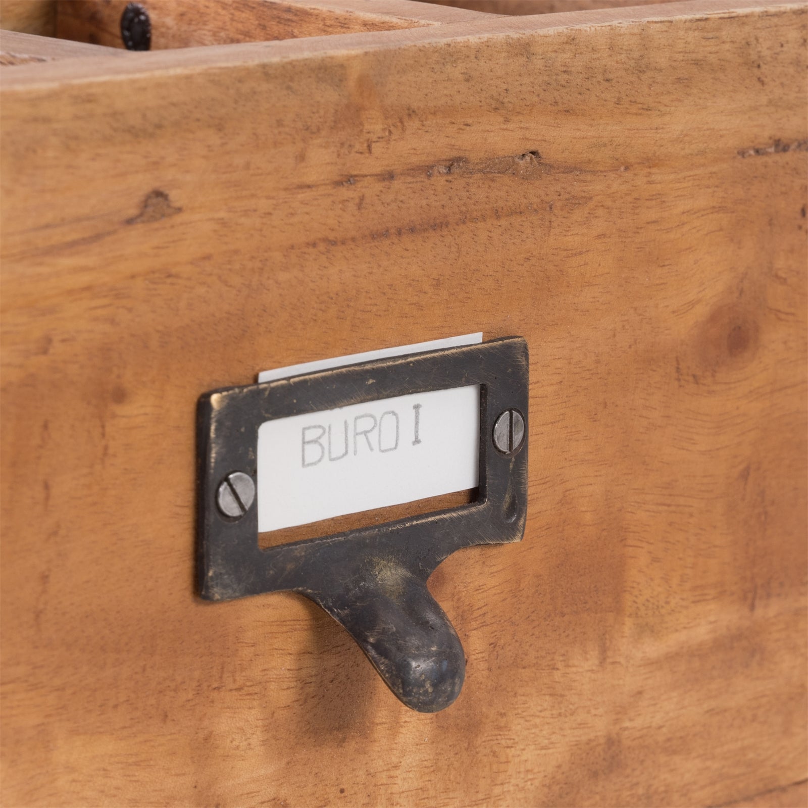 STIFTEHALTER "BOX 18" | Mahagoni, 19x12 cm (BxH) | Stiftebox