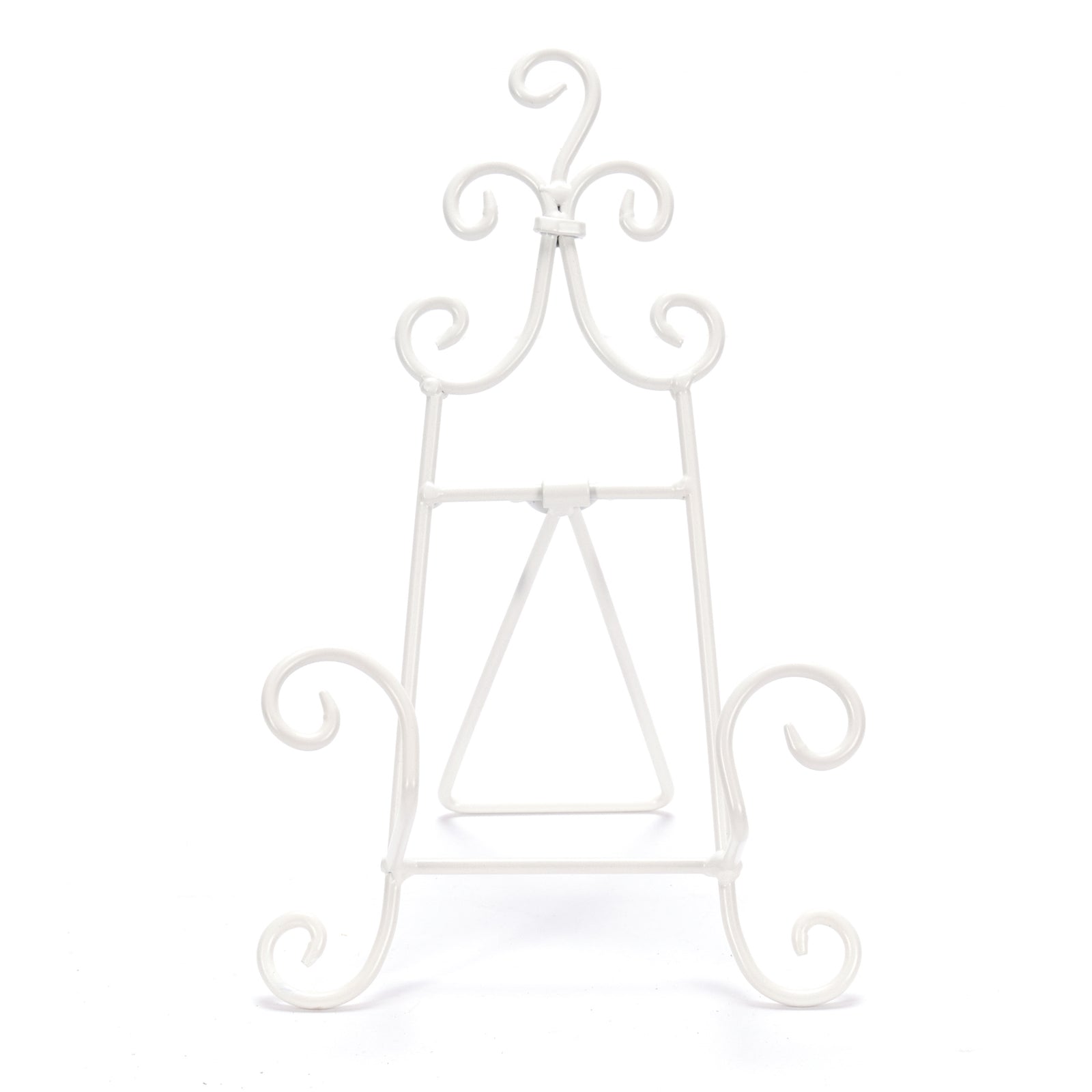 DEKO STÄNDER "STAFFELEI" | Metall, 24 cm, weiß| antiker Aufsteller