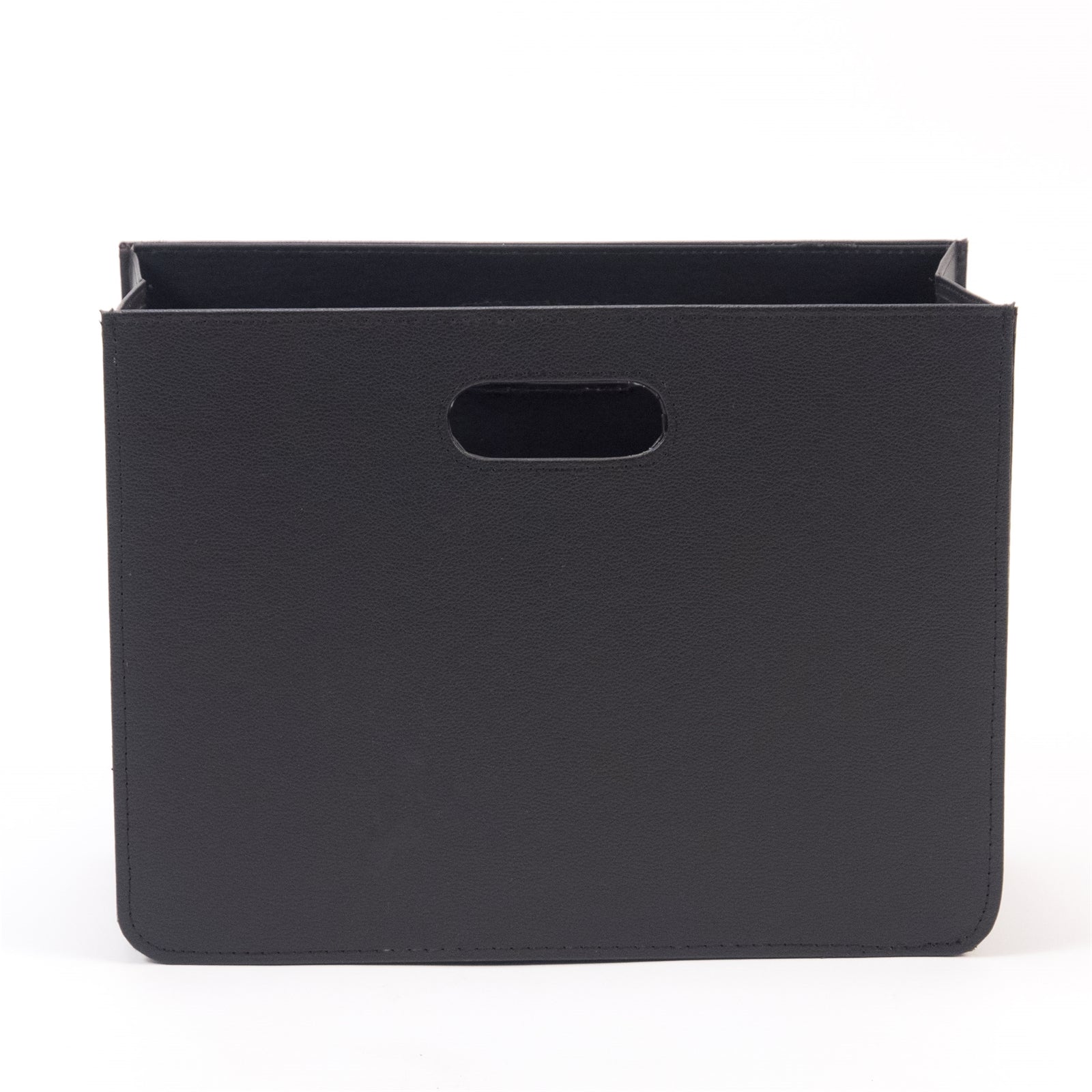 DESIGN ZEITUNGSKORB "BUSINESS" | schwarz | Magazinsammler