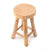 RUNDER HOCKER "PINTO" | Teak, 50x30 cm | Natur Schemel, Pflanzenhocker