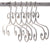 Kleiderbügel 6er Set "AMELIE" | Metall, weiß,  41 cm | Kleiderhaken