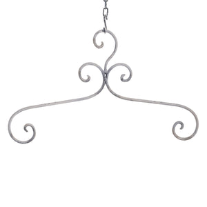 Kleiderbügel 6er Set "AMELIE" | Metall, weiß,  41 cm | Kleiderhaken