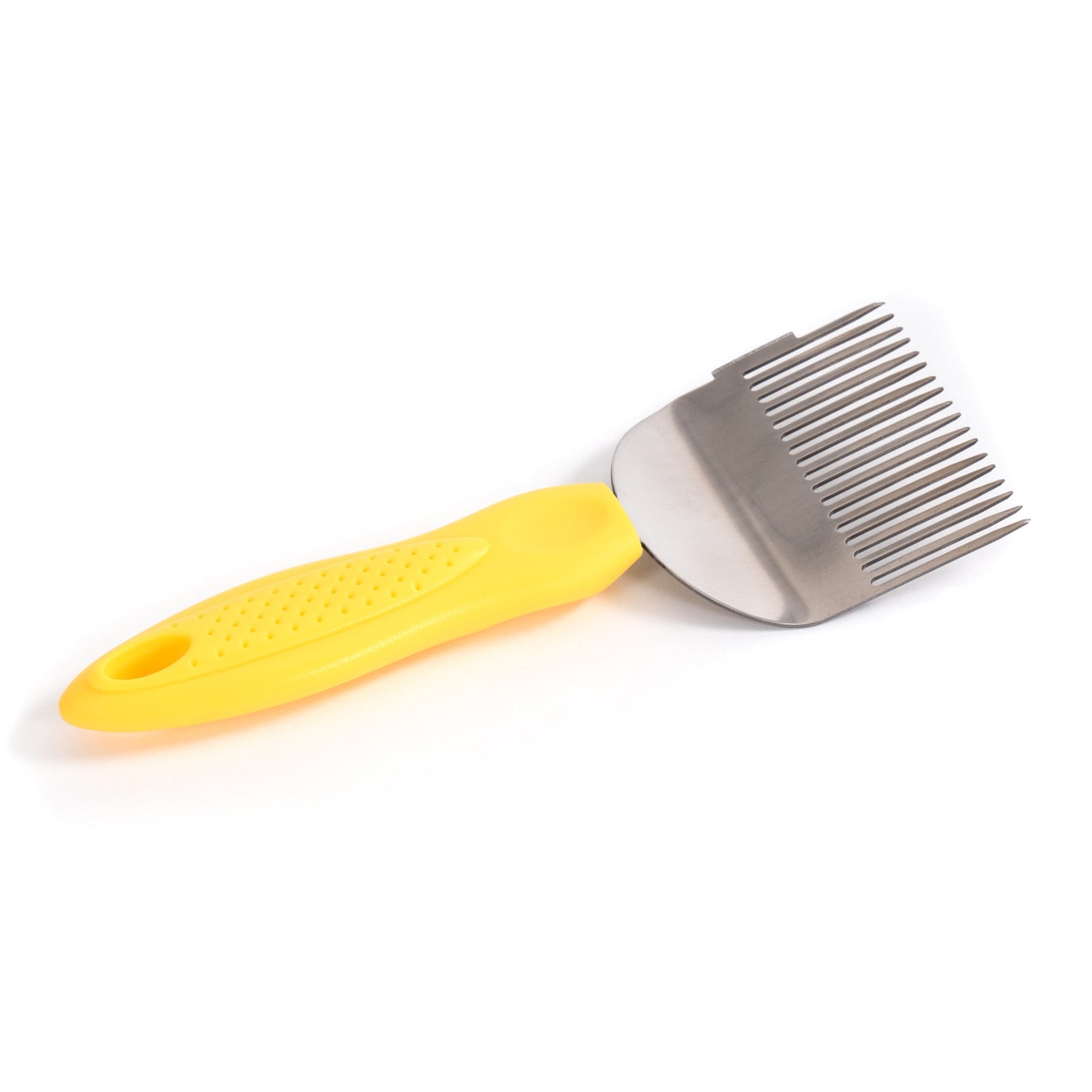 Entdeckelungsgabel BEEComb | 20 cm, gerade Nadeln, seitliches Messer