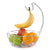 METALL OBSTKORB "FRESH" | Ø 25 cm, mit Bananenhaken | Früchtekorb