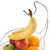 METALL OBSTKORB "FRESH" | Ø 25 cm, mit Bananenhaken | Früchtekorb