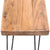 SITZBANK "BOHLE" | 120 cm, Mahagoni, mit Gestell | Beistellbank