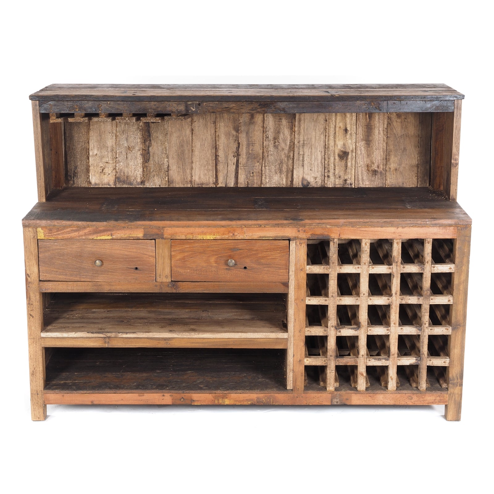 BARSCHRANK "PUREWOOD" | 150x110x55cm (BxHxT), Hausbar, Verkaufstresen