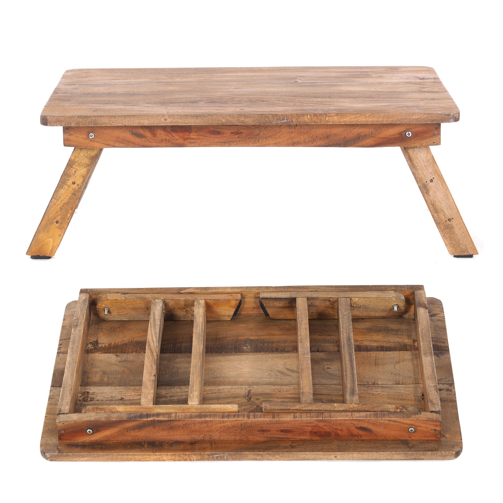 TABLETTTISCH "FOLD" | Mahagoni, 60x40 cm | Frühstückstablett