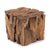 SITZBOX "TEAK 30" | 30x30x30 cm, Teakholz | Sitzhocker