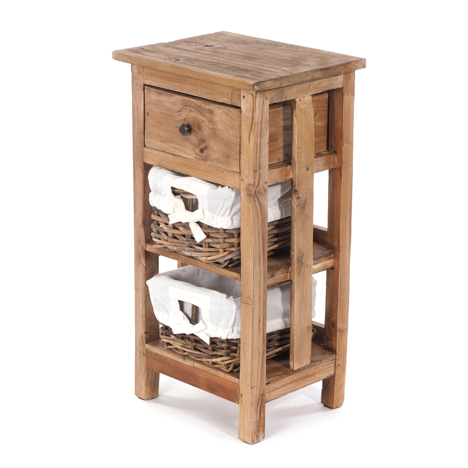 TELEFONTISCH "RATTAN 70" | 70x38x28cm (HxBxT), Mahagoni