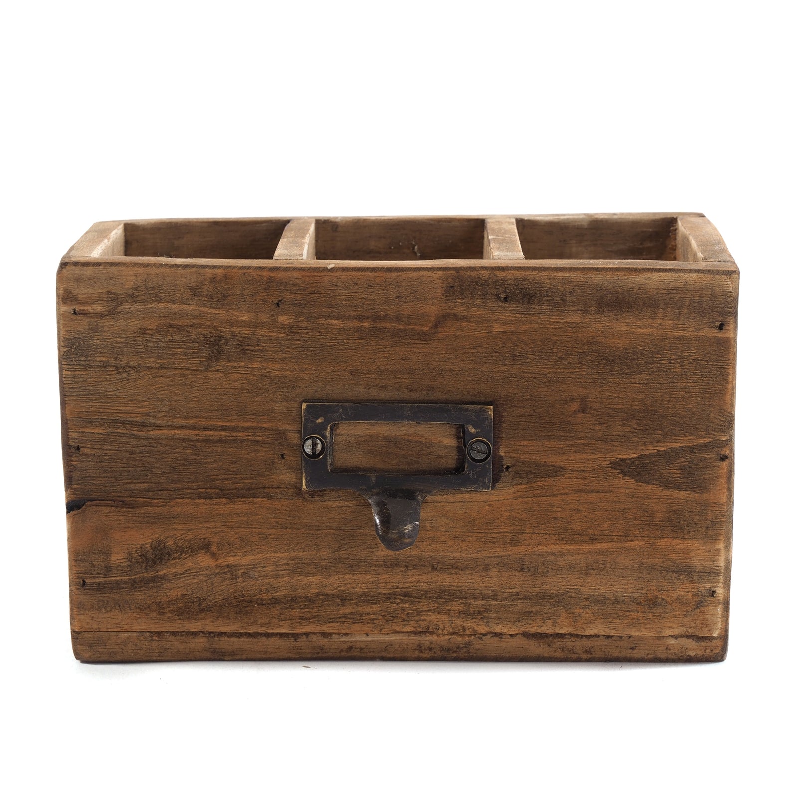STIFTEHALTER "BOX 18" | Mahagoni, 19x12 cm (BxH) | Stiftebox