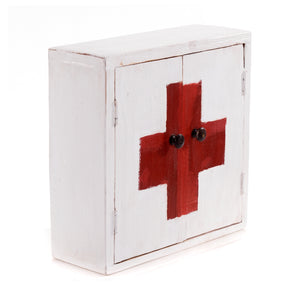 MEDIZINSCHRANK "MEDIC" | 35x35x13 cm, Mahagoni | Wandschrank