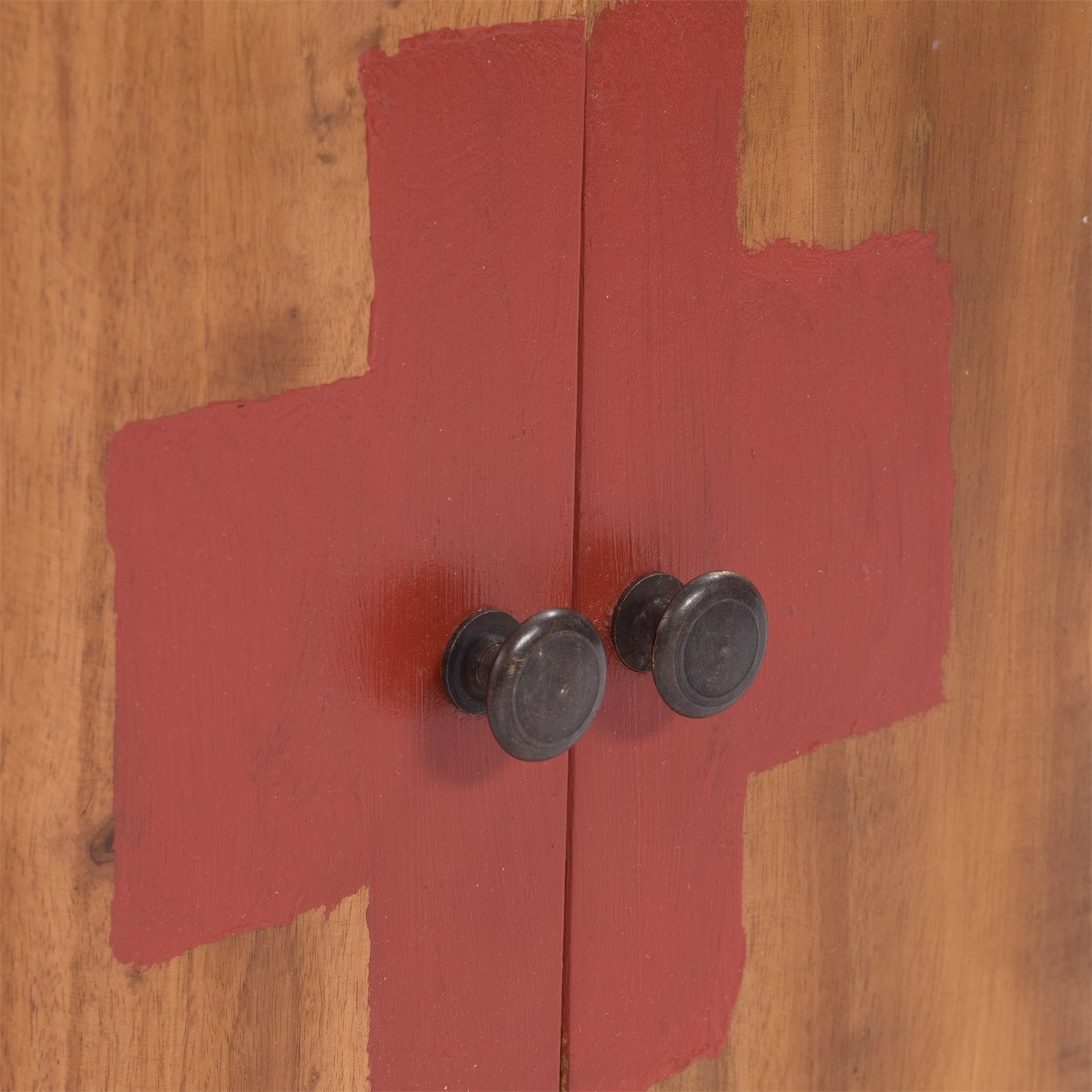 MEDIZINSCHRANK "MEDIC" | 35x35x13 cm, Mahagoni | Wandschrank