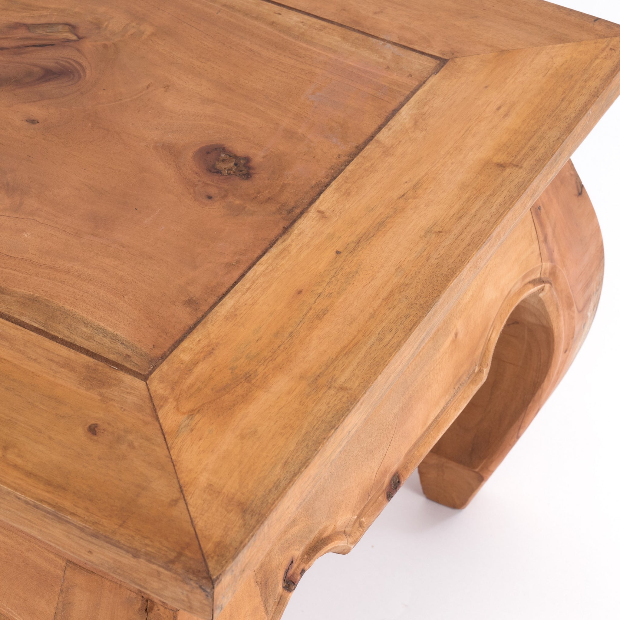 OPIUMTISCH "EAST 50" | 50x50x35cm, Mahagoni | Beistelltisch