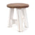 DEKO HOCKER "BERN" | rund, 23,5x20,5 cm (HxB), Mahagoni | Schemel