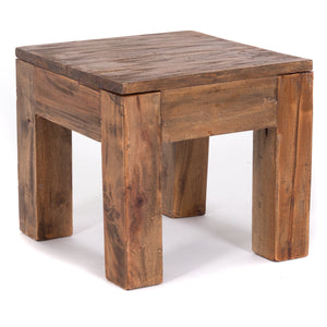 Couchtisch "SQUARE 40" | Mahagoni, 40x40x40cm | Beistelltisch