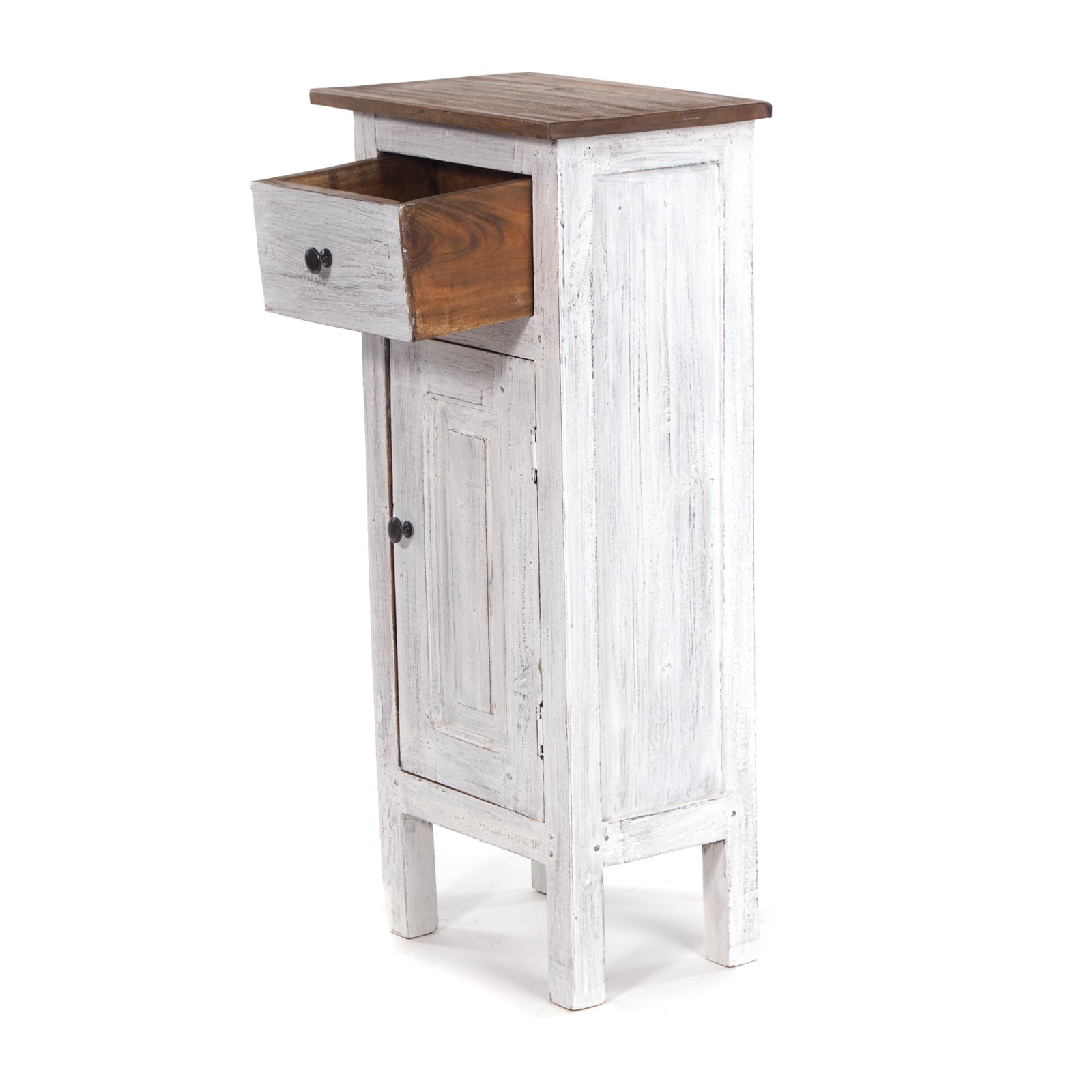 FLURSCHRANK "PLANT 80" | 80x36 cm (HxB) Mahagoni | Telefontisch