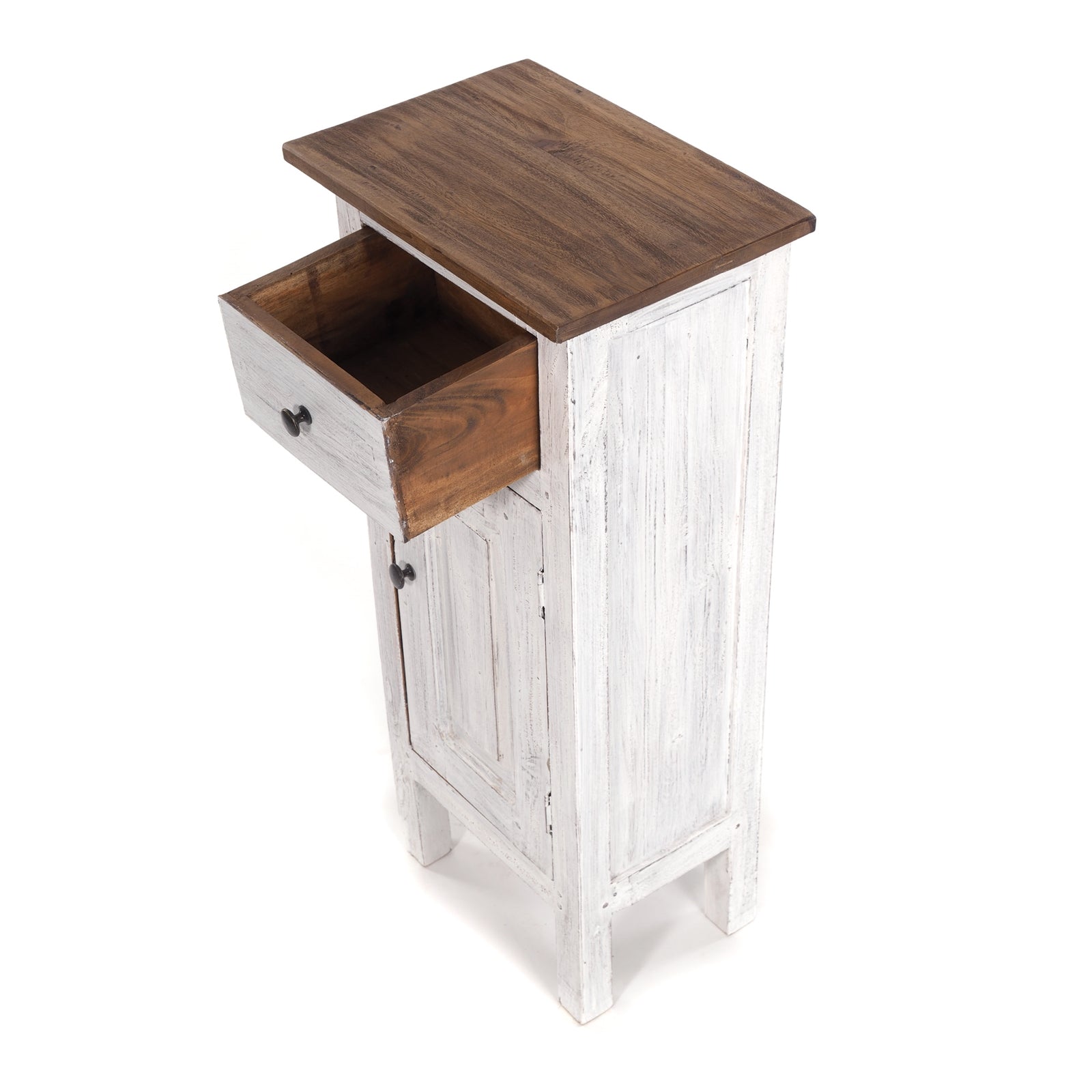 FLURSCHRANK "PLANT 80" | 80x36 cm (HxB) Mahagoni | Telefontisch