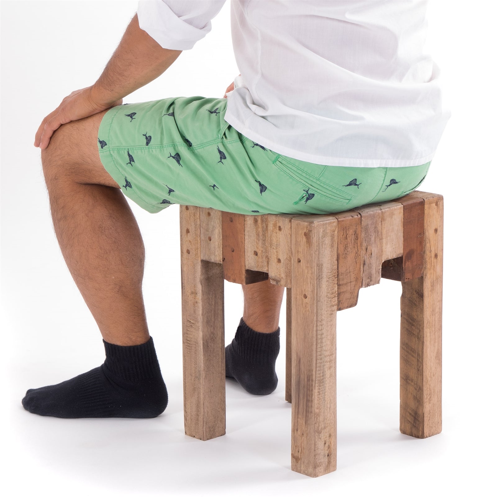 HOCKER "NATURA" | Altholz, 40x30x30 cm (HxBxT) | Holzhocker