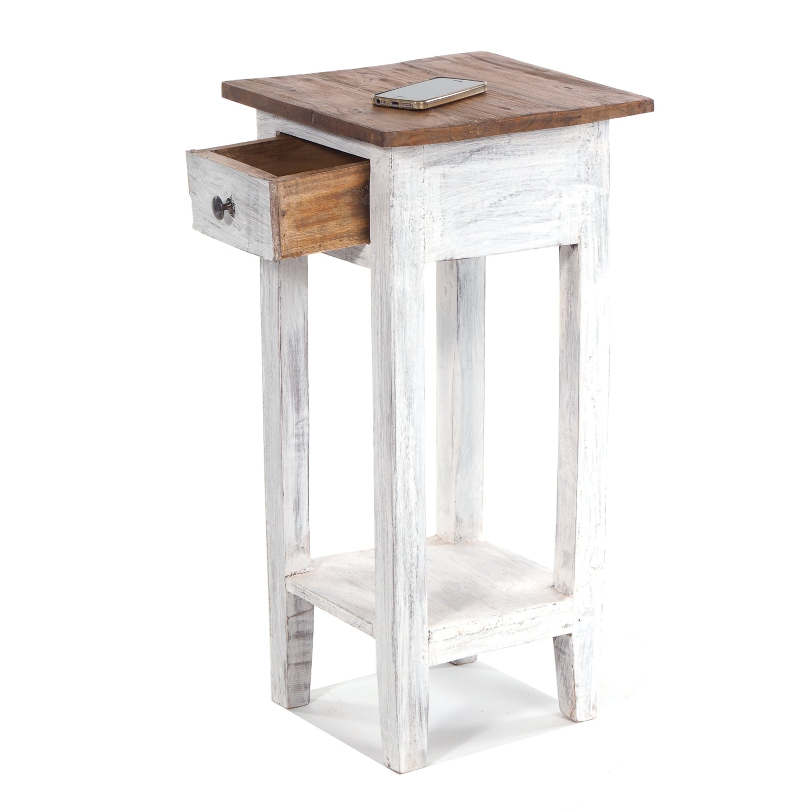 TELEFONTISCH "DRAWER 65" | Mahagoni, 65x31x31 cm | Beistelltisch