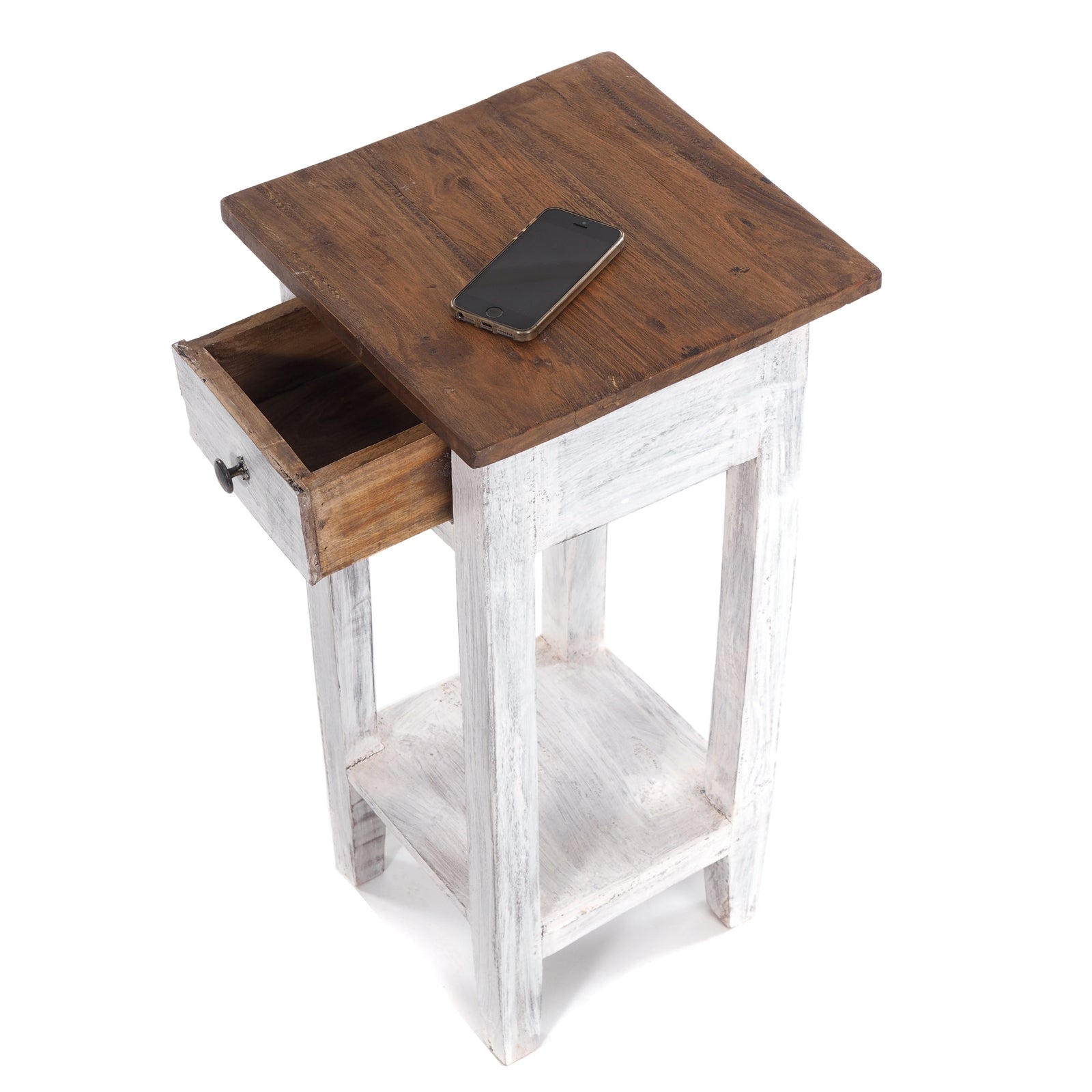 TELEFONTISCH "DRAWER 65" | Mahagoni, 65x31x31 cm | Beistelltisch