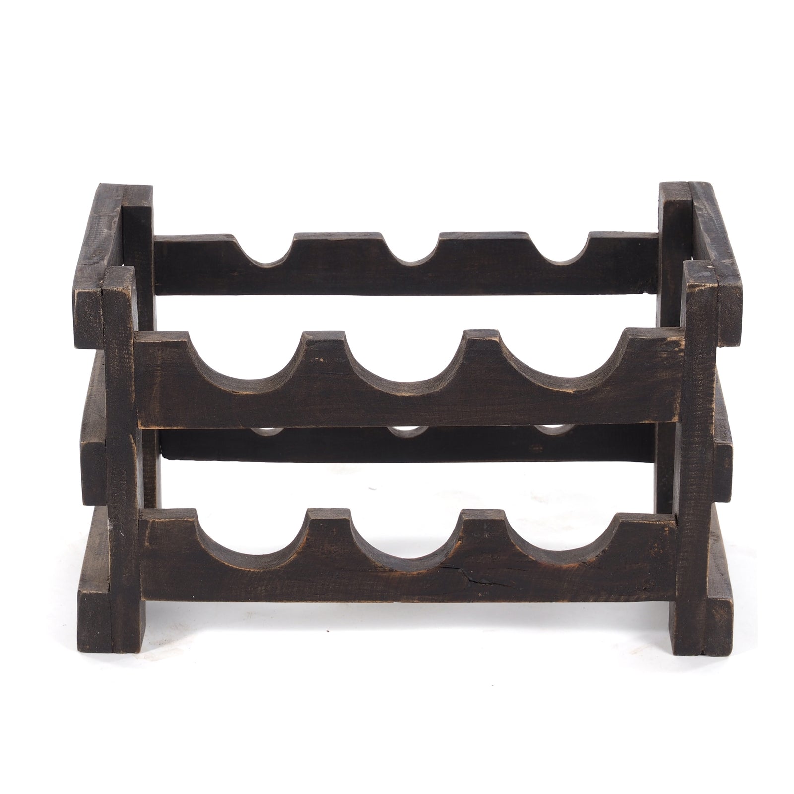 FLASCHENHALTER "GRAPE" | Mahagoni, 6 Flaschen | Weinregal