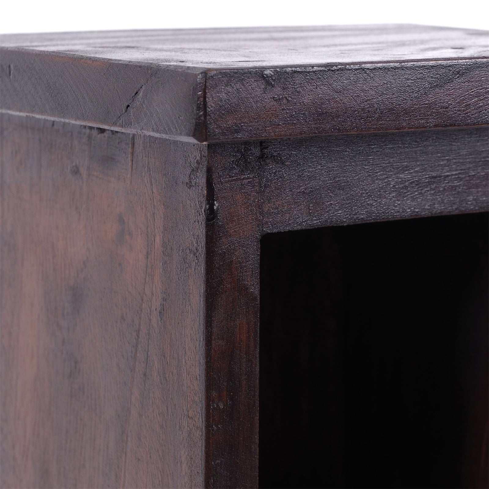 HOLZ CD REGAL "CD TOWER" | 76cm(H), Holzregal, CD Rack mit 4 Fächern