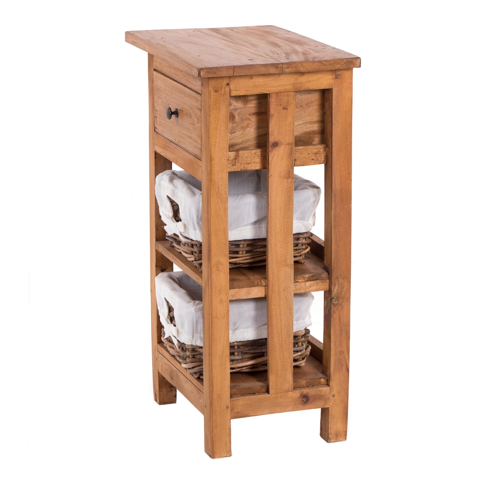 TELEFONTISCH "RATTAN 70" | 70x38x28cm (HxBxT), Mahagoni