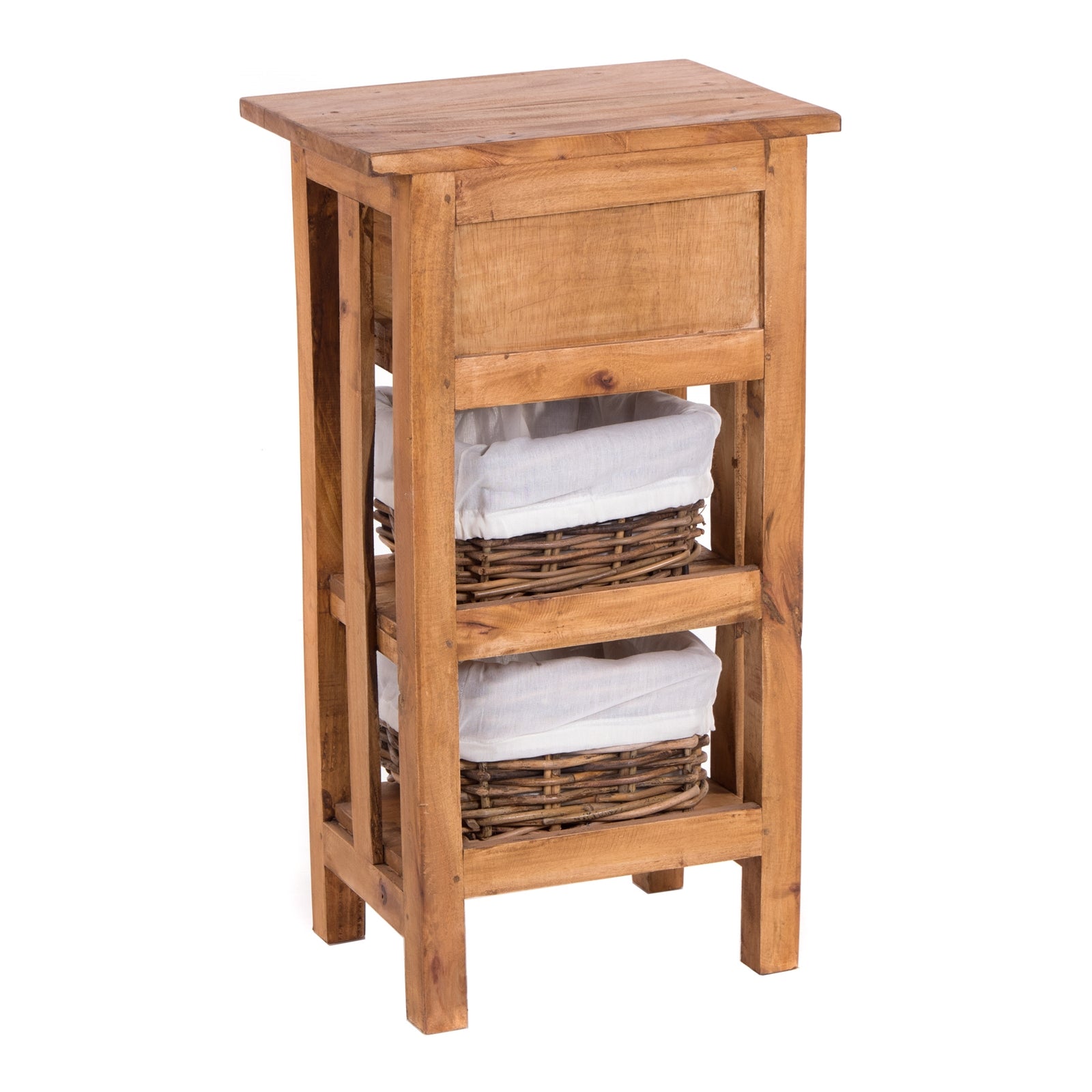 TELEFONTISCH "RATTAN 70" | 70x38x28cm (HxBxT), Mahagoni