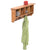 RUSTIKALE WANDGARDEROBE mit Fächern "VINTAGE 70" | 70x27x11cm(BxHxT)