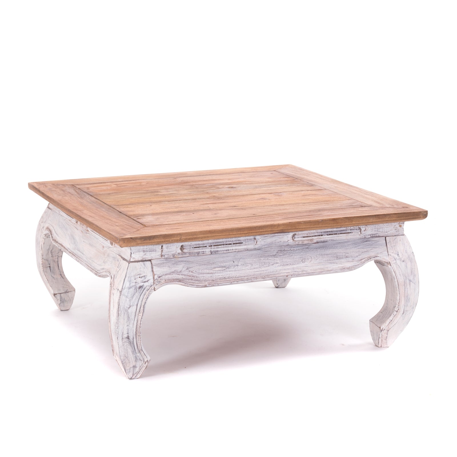 OPIUMTISCH "EAST 80" | 80x80x30 cm, Mahagoni | Beistelltisch