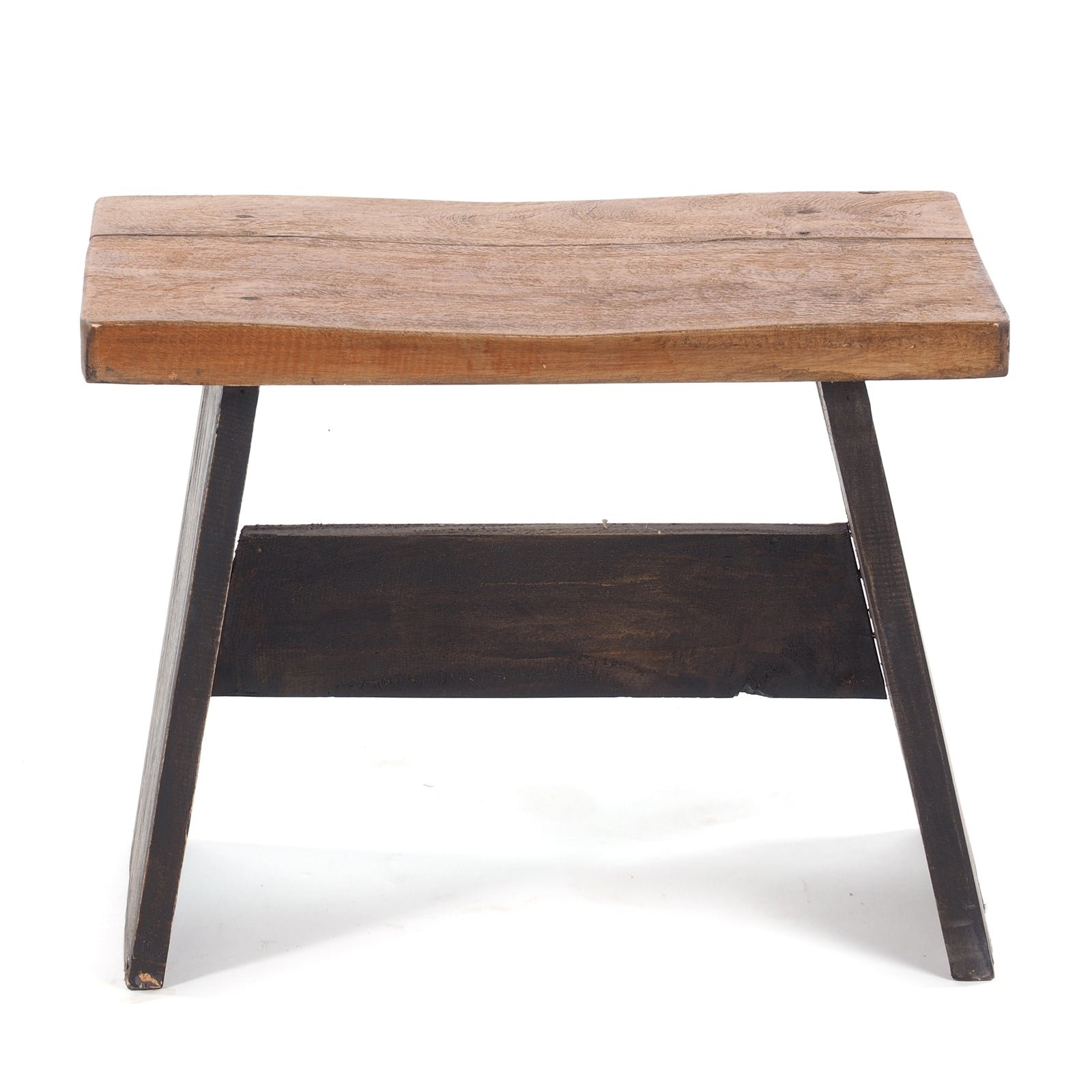 SITZBÄNKCHEN "SCHEMEL 40" | Mahagoni, 31x40x25cm | Fußhocker